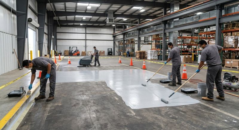 Commercial Concrete Painting in Gilbert, AZ