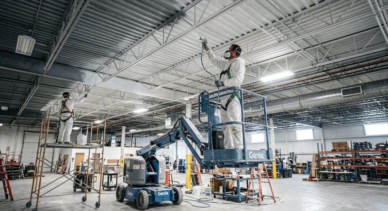 Retail Ceiling Painting in Denver, CO