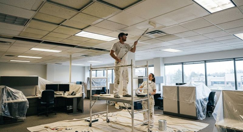 Retail Ceiling Painting in Waco, TX