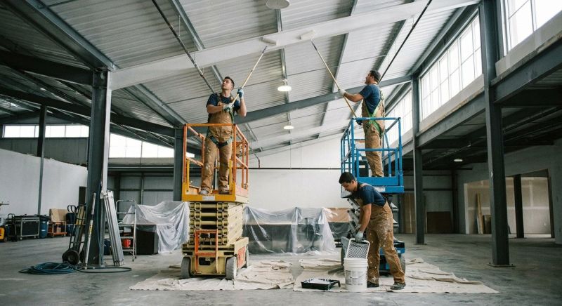 Retail Ceiling Painting in Littleton, CO